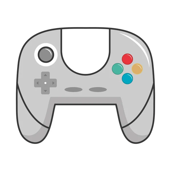 Video game control flat icon — Vector de stock