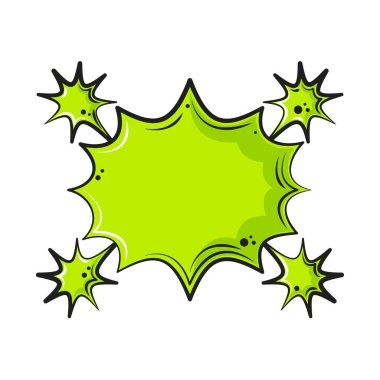 pop sanat çizgi roman patlama tasarımı