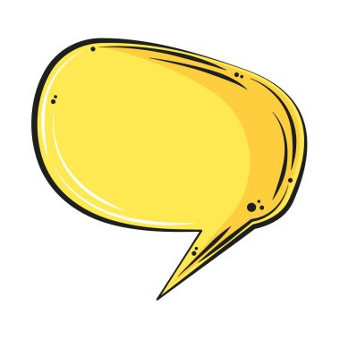 metin olmadan çizgi roman konuşma kabarcığı