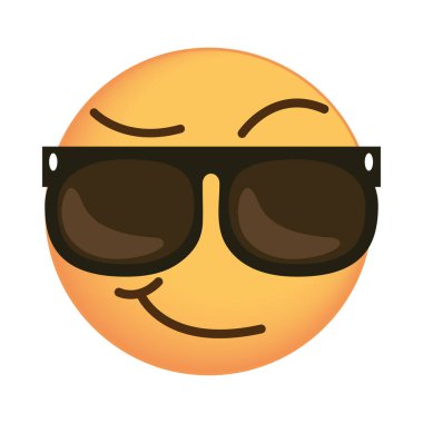 Emoji yüz güneş gözlüğü