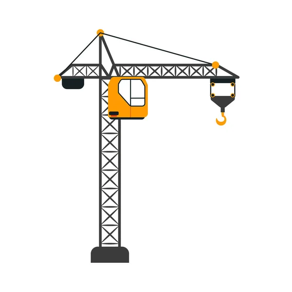 Construction crane machine — 스톡 벡터