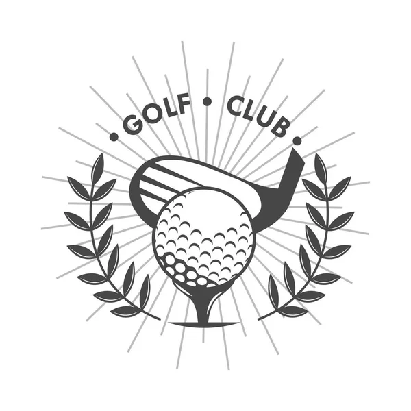 Emblema del club de golf — Vector de stock