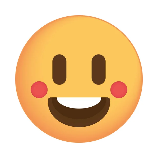 Emoji šťastný obličej — Stockový vektor