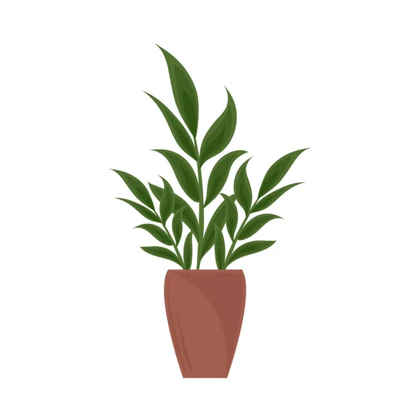 Houseplant ornament icon — Vector de stock