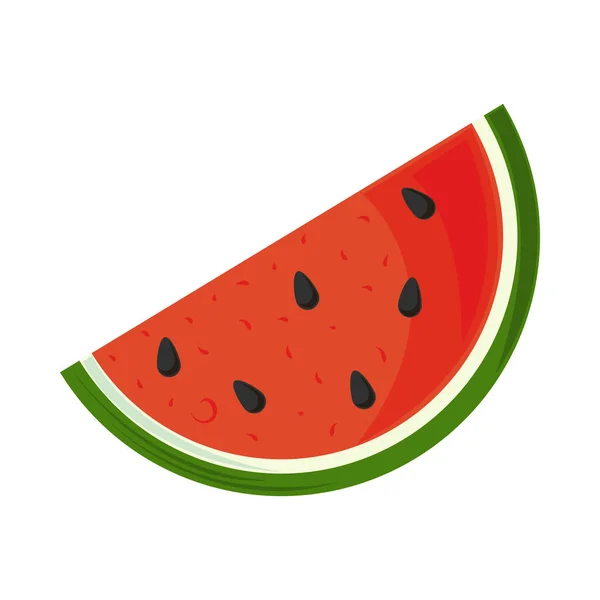 Ikona owoc arbuz — Wektor stockowy