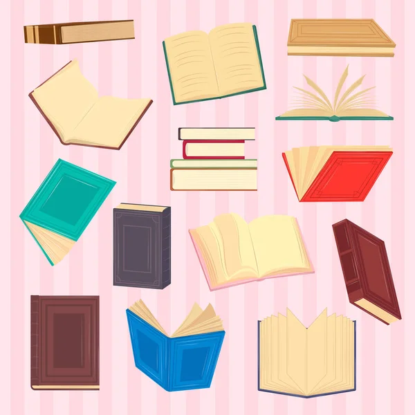 Books icon collection — Stock Vector