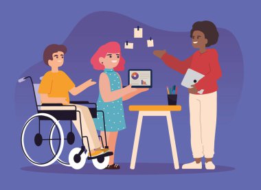 farklı insanlar çalışma