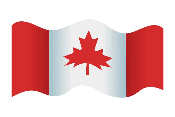 Kanadas flagg — Stock vektor