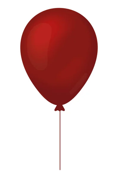 Glossy balloon decoration — Stock Vector
