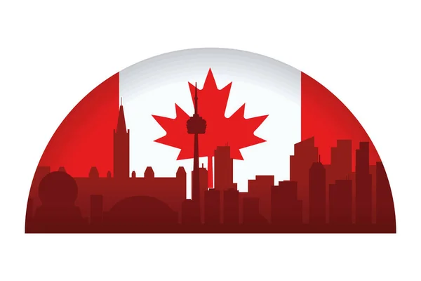 Canada day, bandeira nacional —  Vetores de Stock