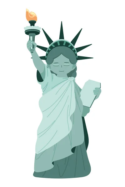 Statue of liberty — Stock Vector