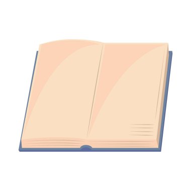 açık kitap simgesi izole edilmiş daire