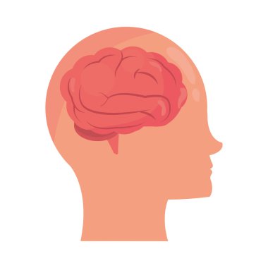 huma profili ve beyin düşünce konsepti