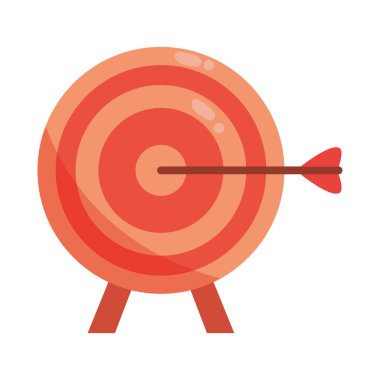 hedef ve ok simgesi izole edildi