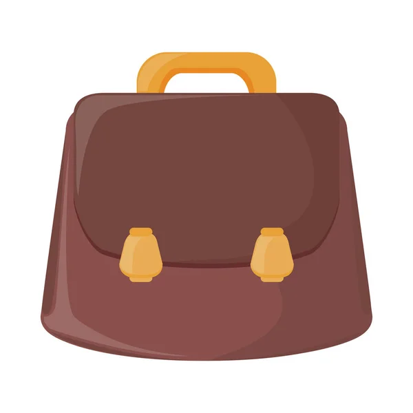 Business Briefcase Cartoon Icon Isolated — Stockový vektor