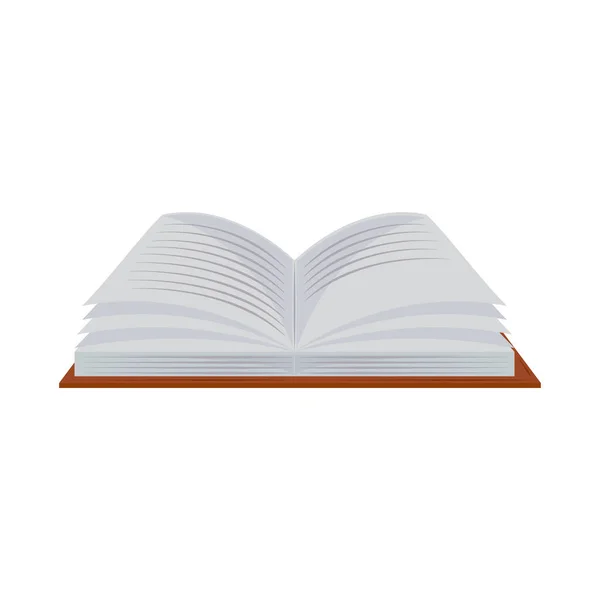 Book White Background Icon — Archivo Imágenes Vectoriales