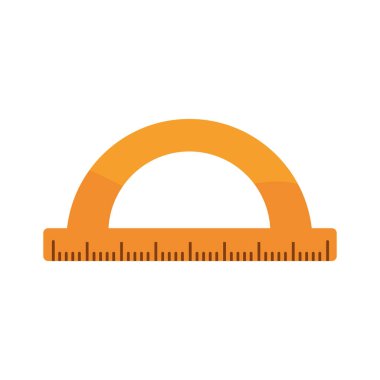 okul açıölçer geometrisi izole edilmiş simge