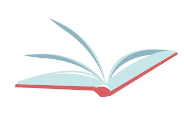 Kitap edebiyatı simgesi izole edilmiş daire