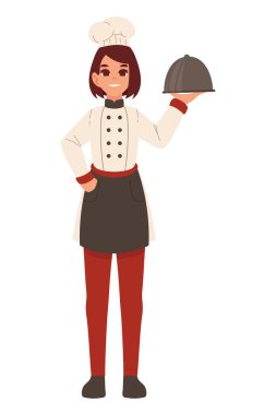 Şef kadın meslek ikonu