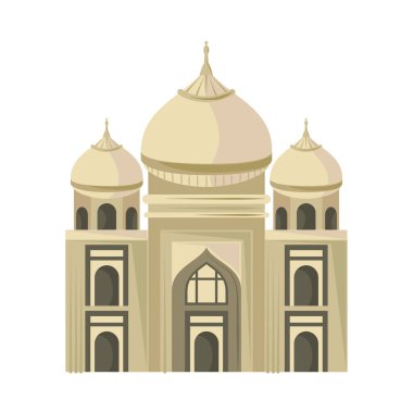 Taj Mahal simgesi izole edildi
