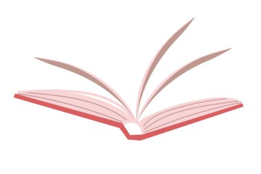 kitap sayfaları simgesi izole edilmiş daire