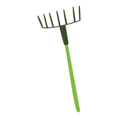 Bahçe yabası araç simgesi izole