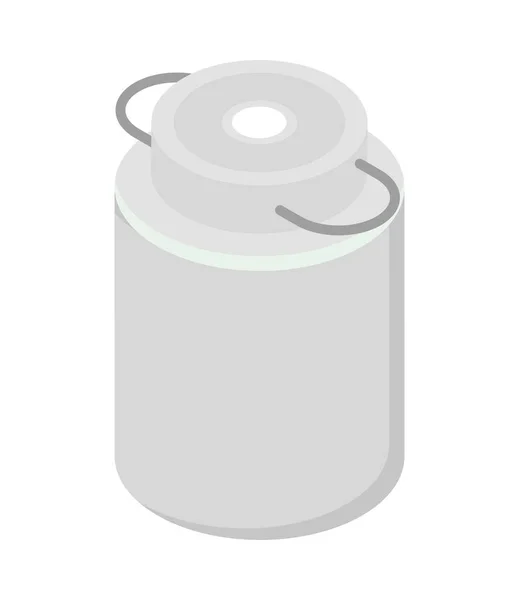 Milk Can Product Icon Isolated — Stock Vector