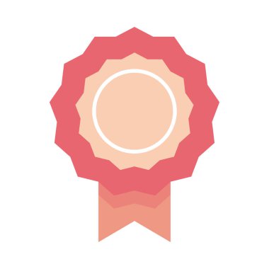 Rosette Kurdele Ödülü ikonu izole edildi