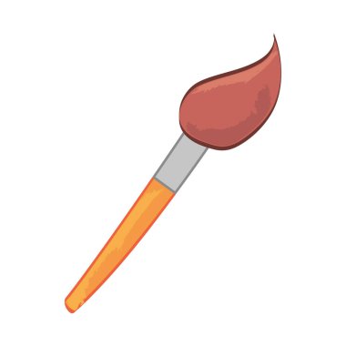 boya fırçası ikmali simgesi izole edildi