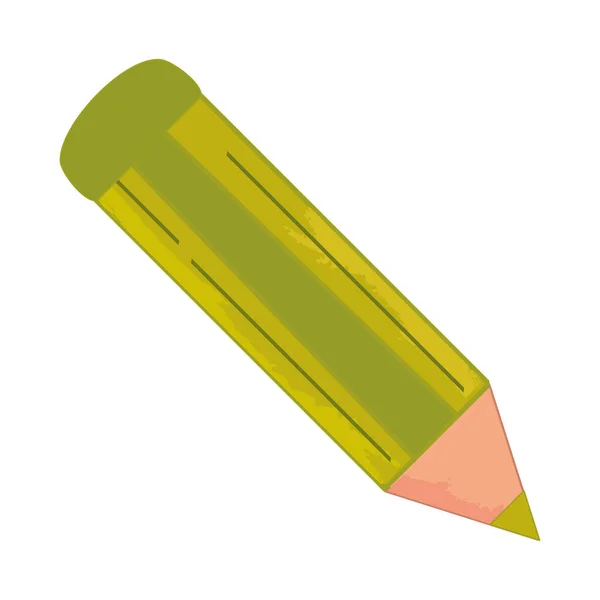 Color Pencil Icon Isolated Flat — Stock vektor