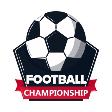 Futbol şampiyonası spor kulübü etiket kulübü