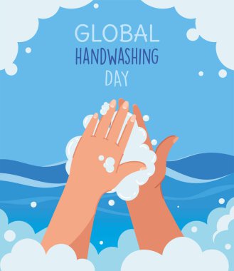 genel el yıkama günü kartı, tasarım