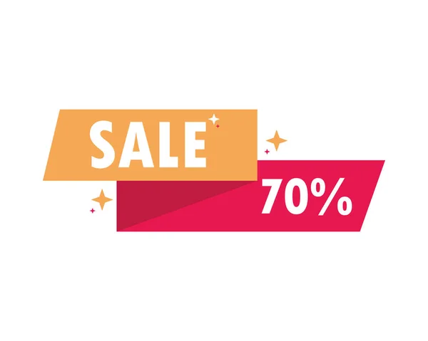 Sale Offer Promotion Label Icon — Stockvektor