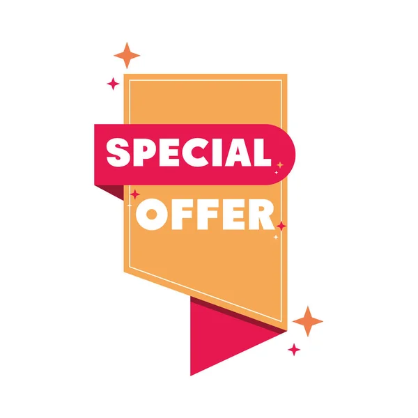 Special Offer Sale Label Icon — Stockvektor