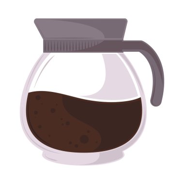 kahve makinesi simgesi beyaz arkaplan