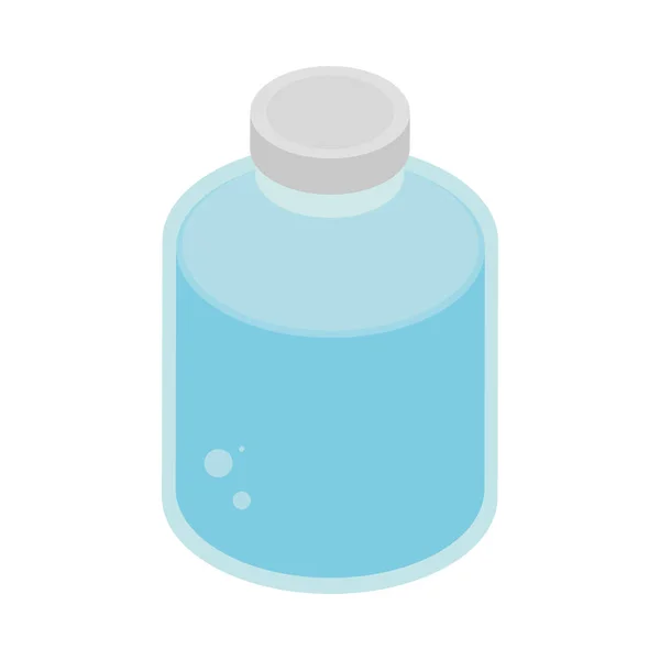 Medical Vaccine Vial Icon Isometric Isolated — ストックベクタ