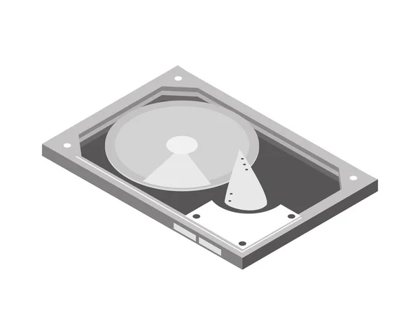 Hard Disk Drive Isometric Icon — 图库矢量图片