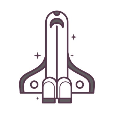 uzay aracı çizgi film simgesini keşfetti