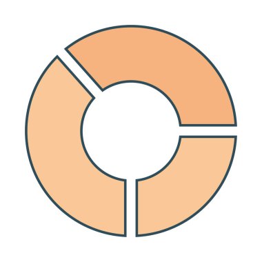 finansal tablo iş simgesi izole, doodle