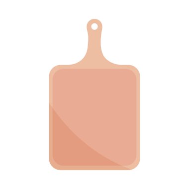 kitchen cutting board icon isolated