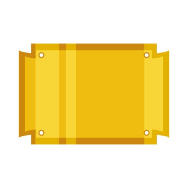 gold label style icon isolated