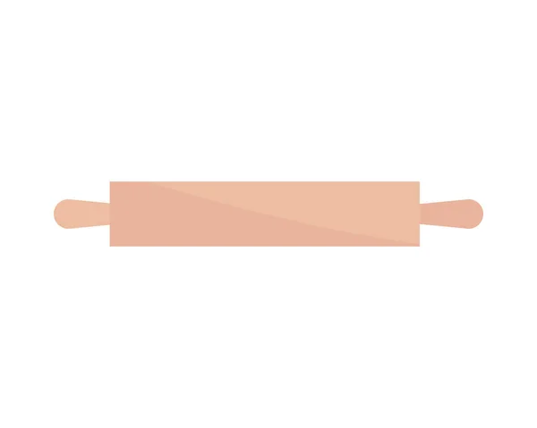 Rolling Pin Kitchen Icon Isolated — Vettoriale Stock