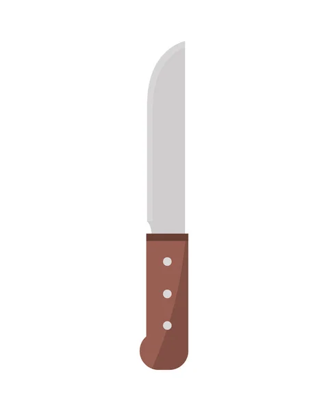 Knife Kitchen Utensil Icon Isolated — Vector de stock