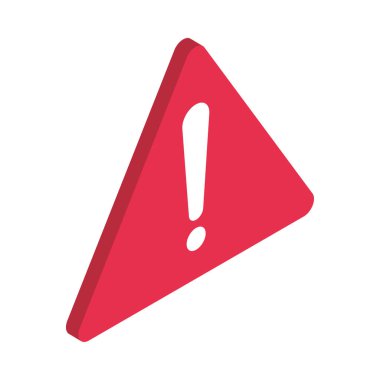 caution signal cyber fraud icon isolated