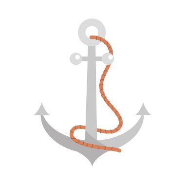 anchor nautical maritime ocean icon isolated