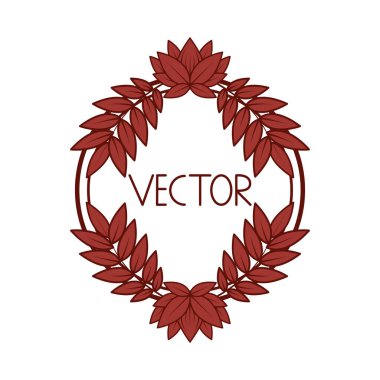 leaves nature label vector linear