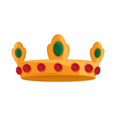 crown of monarchy icon isolated
