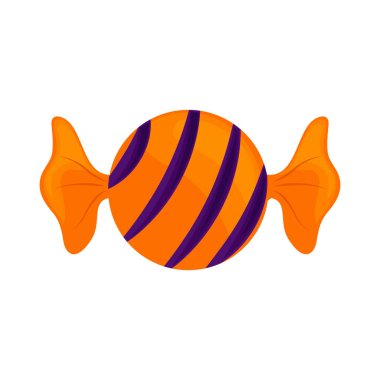 sweet candy halloween icon isolated