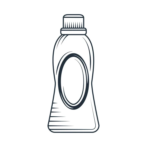 Изолированный Значок Бутылки Стирального Порошка — стоковый вектор