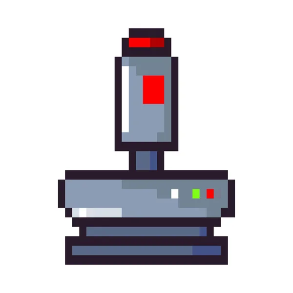 Game Controller Pixel Art Icon Isolated — ストックベクタ